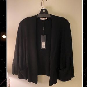 HALSTON HERITAGE 3/4 Sleeve Poncho